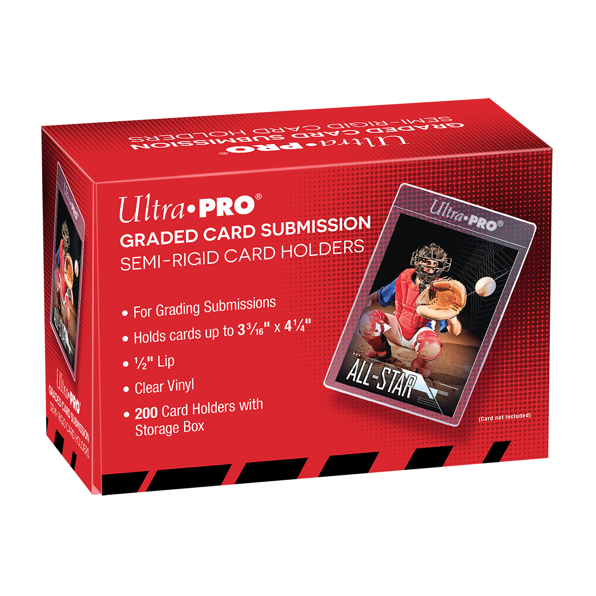Ultra PRO: Lip Tall Sleeves - Semi-Rigid (1/2" - 200ct)