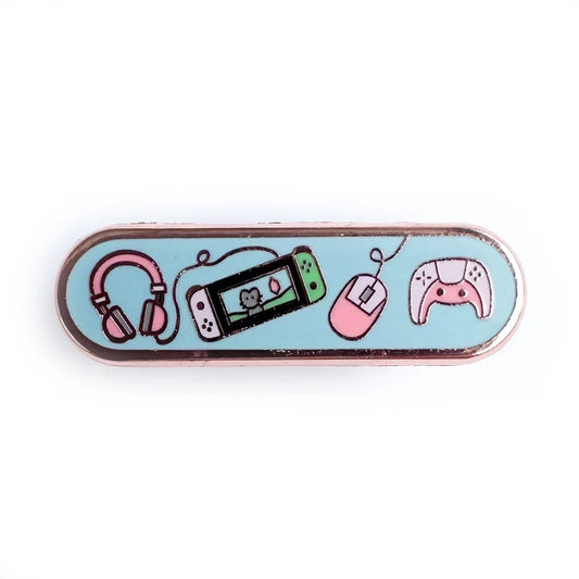 Pride Pals Personality Enamel Pin - Gamer - Golden Apple Comics