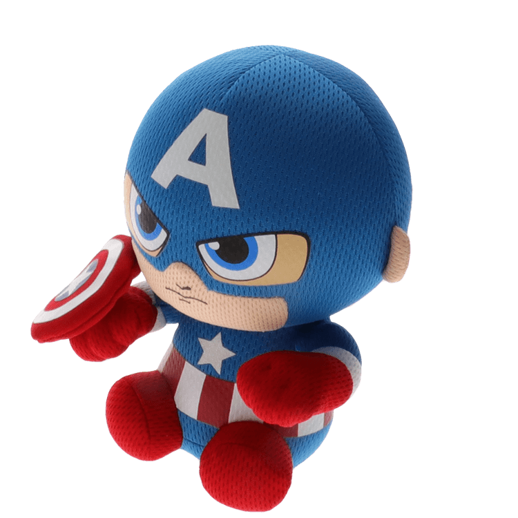 Ty Marvel Beanie Babies: Captain America (Small)