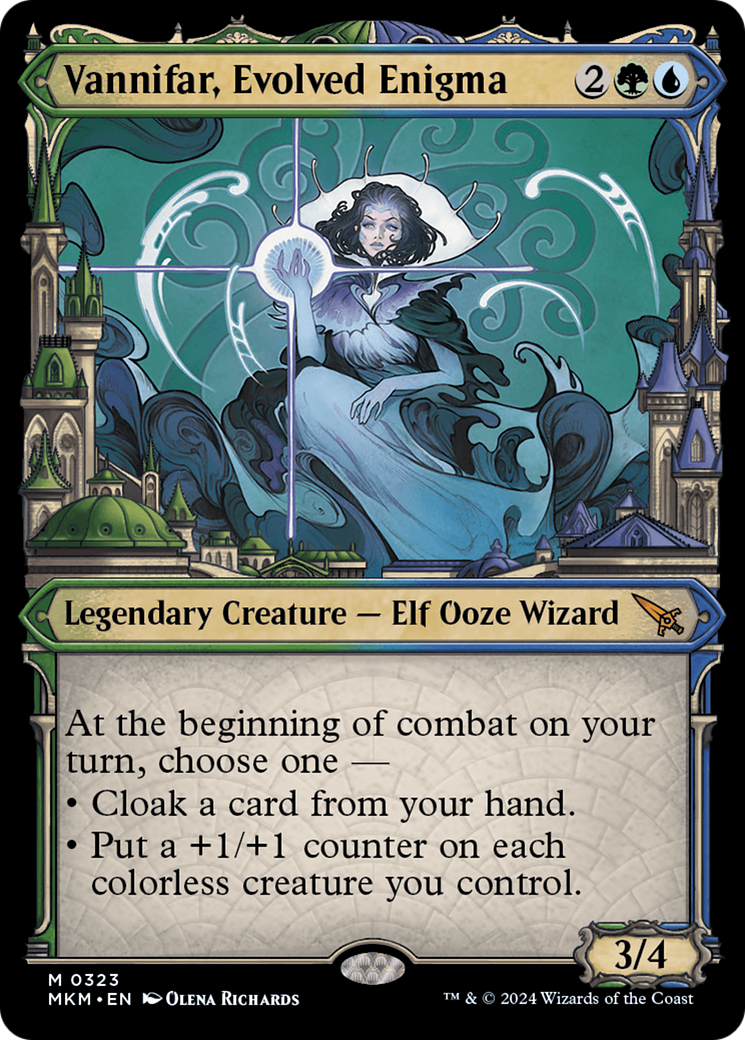 Vannifar, Evolved Enigma (MKM-323) - Murders at Karlov Manor: (Showcase) Foil
