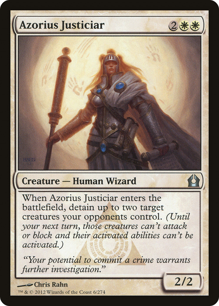 Azorius Justiciar (RTR-006) - Return to Ravnica