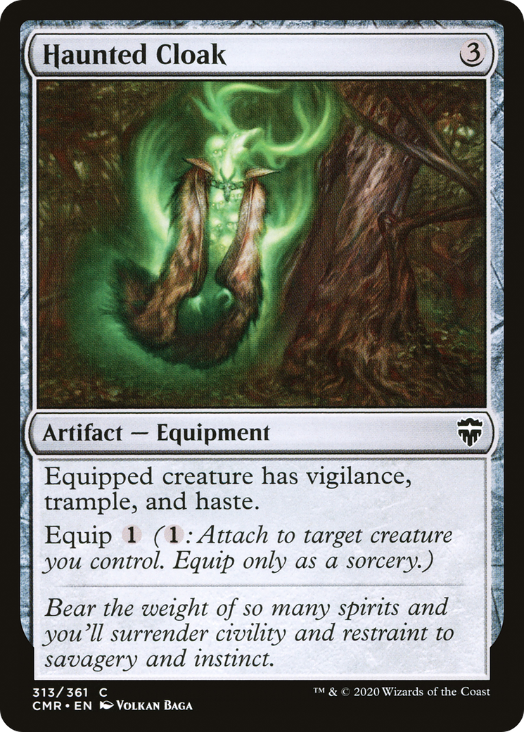 Haunted Cloak (CMR-313) - Commander Legends Foil