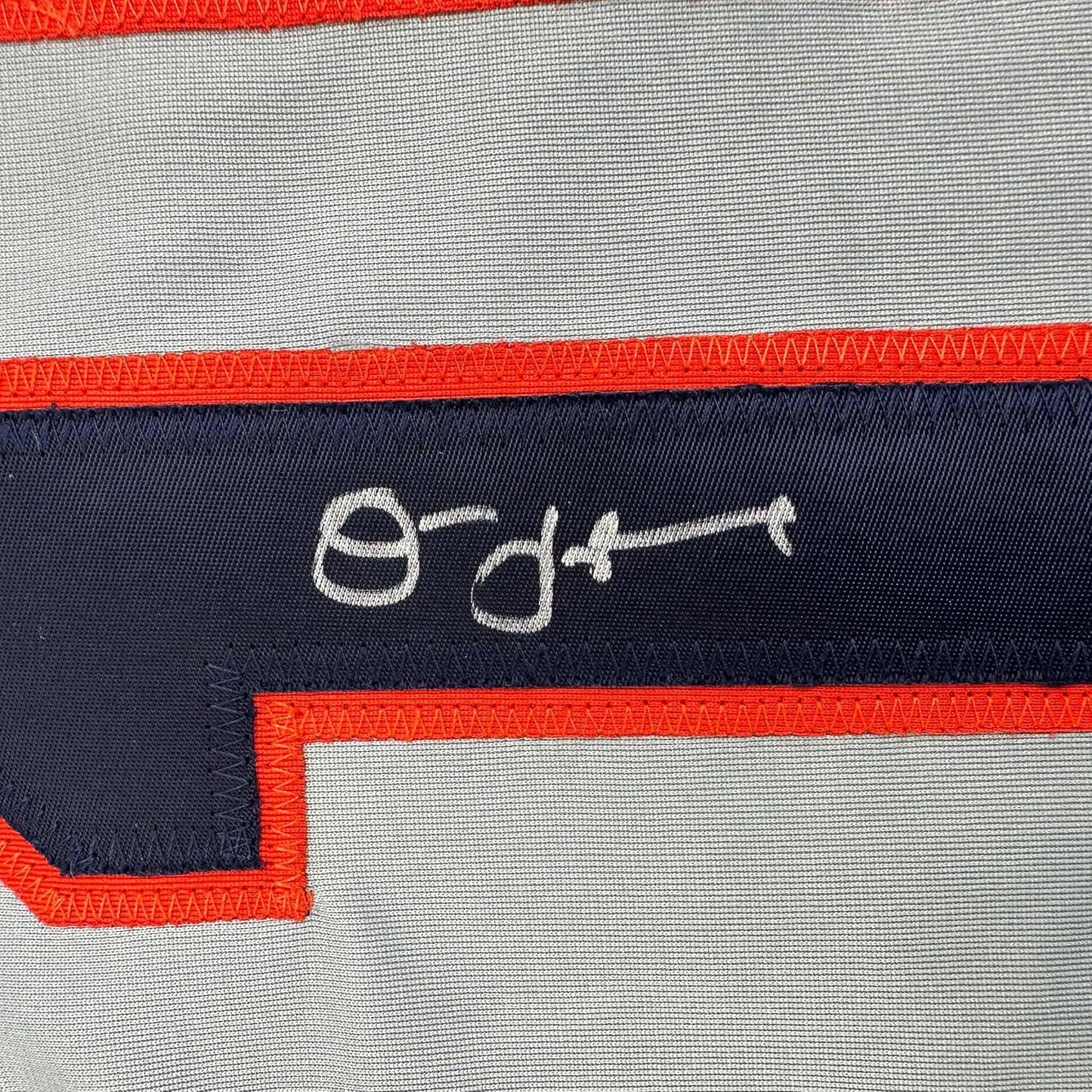 Framed Autographed/Signed Jim Leyland 35x39 Detroit Grey Baseball Jersey JSA COA