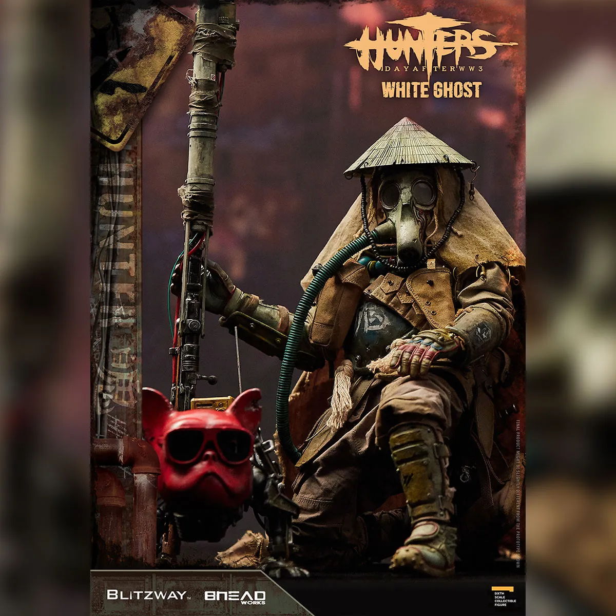 White Ghost Hunters: Day After WWIII Blitzway 1:6 Scale Figure