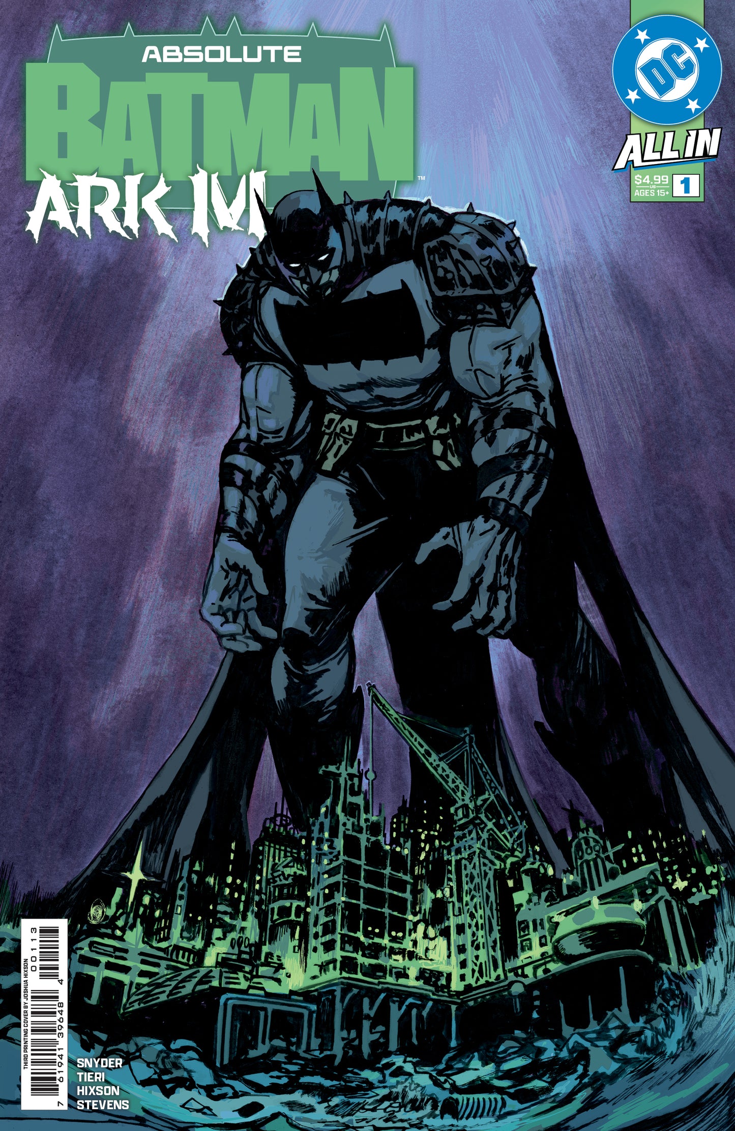 Absolute Batman Ark-M Special #1 (One Shot) 3rd Print A Joshua Hixson Variant (06/03/2026) Dc - Golden Apple Comics
