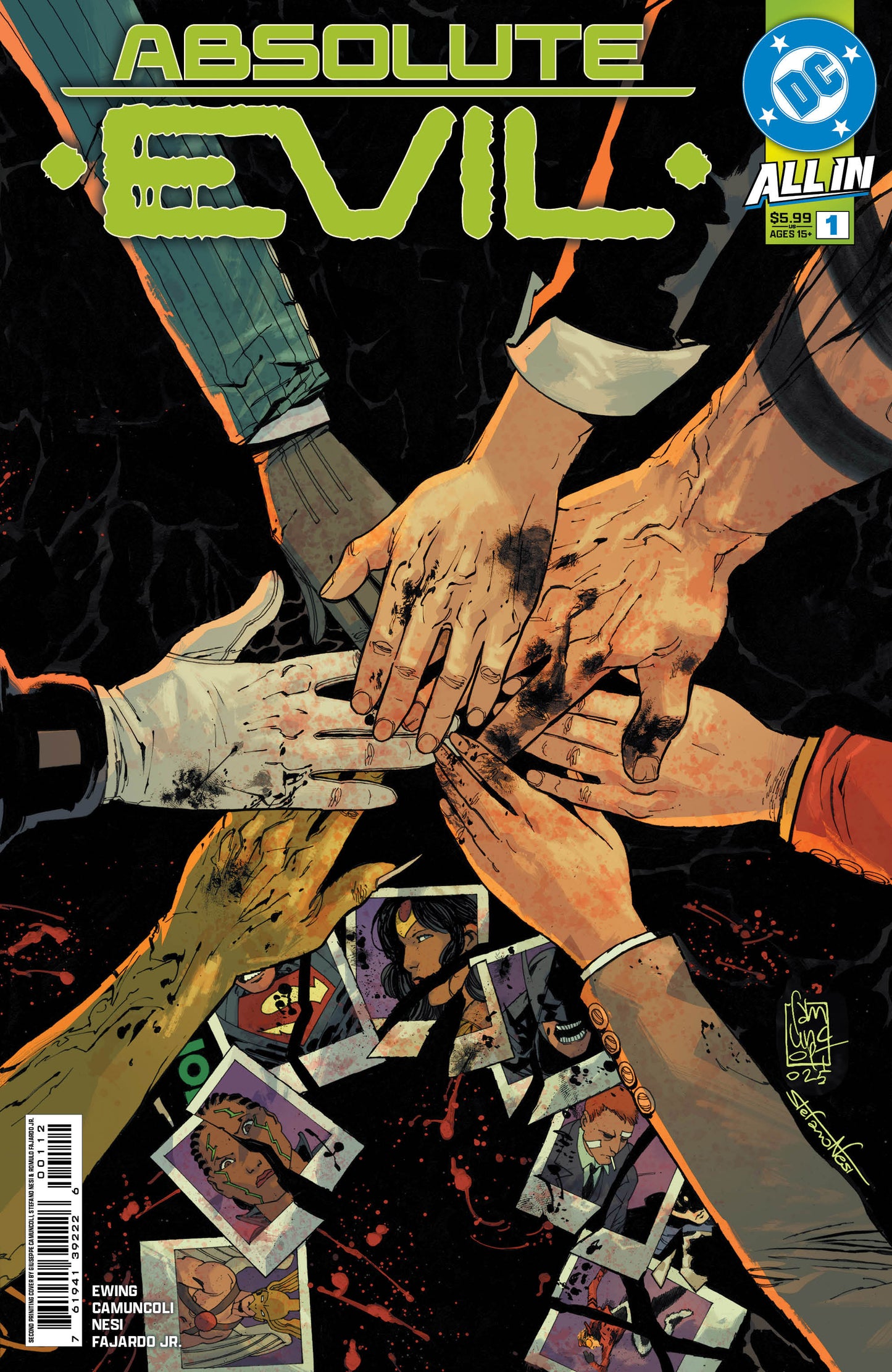 Absolute Evil #1 (One Shot) 2nd Print Giussepe Camuncoli Variant (11/19/2025) Dc