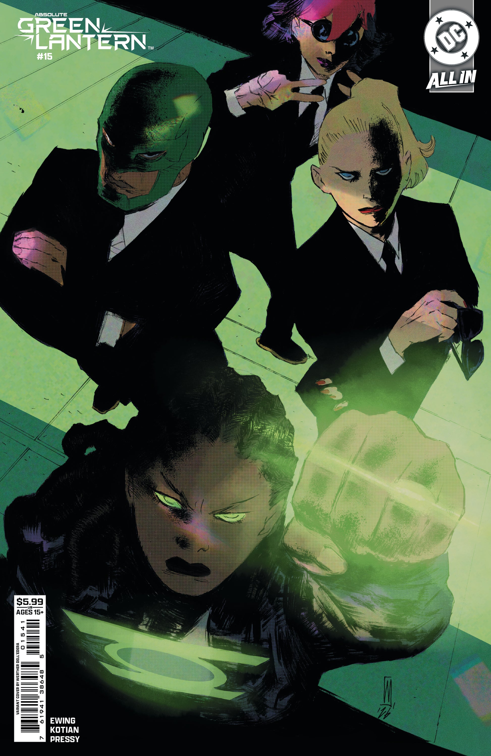 Absolute Green Lantern #15 D Werther Dell Edera Variant (06/03/2026) Dc - Golden Apple Comics