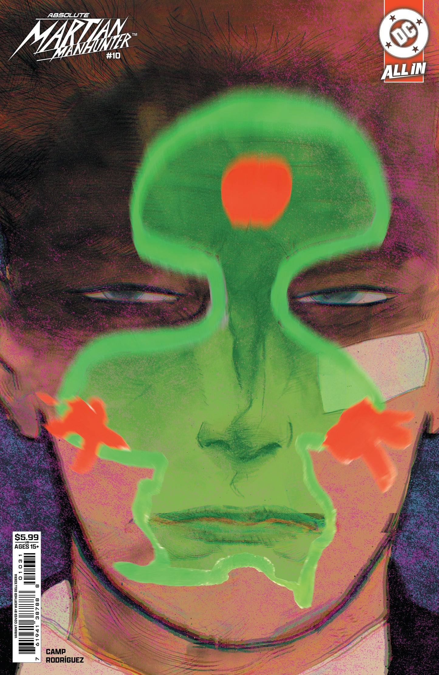 Absolute Martian Manhunter #10 C Werther Dell Edera Variant (03/25/2026) Dc - Golden Apple Comics