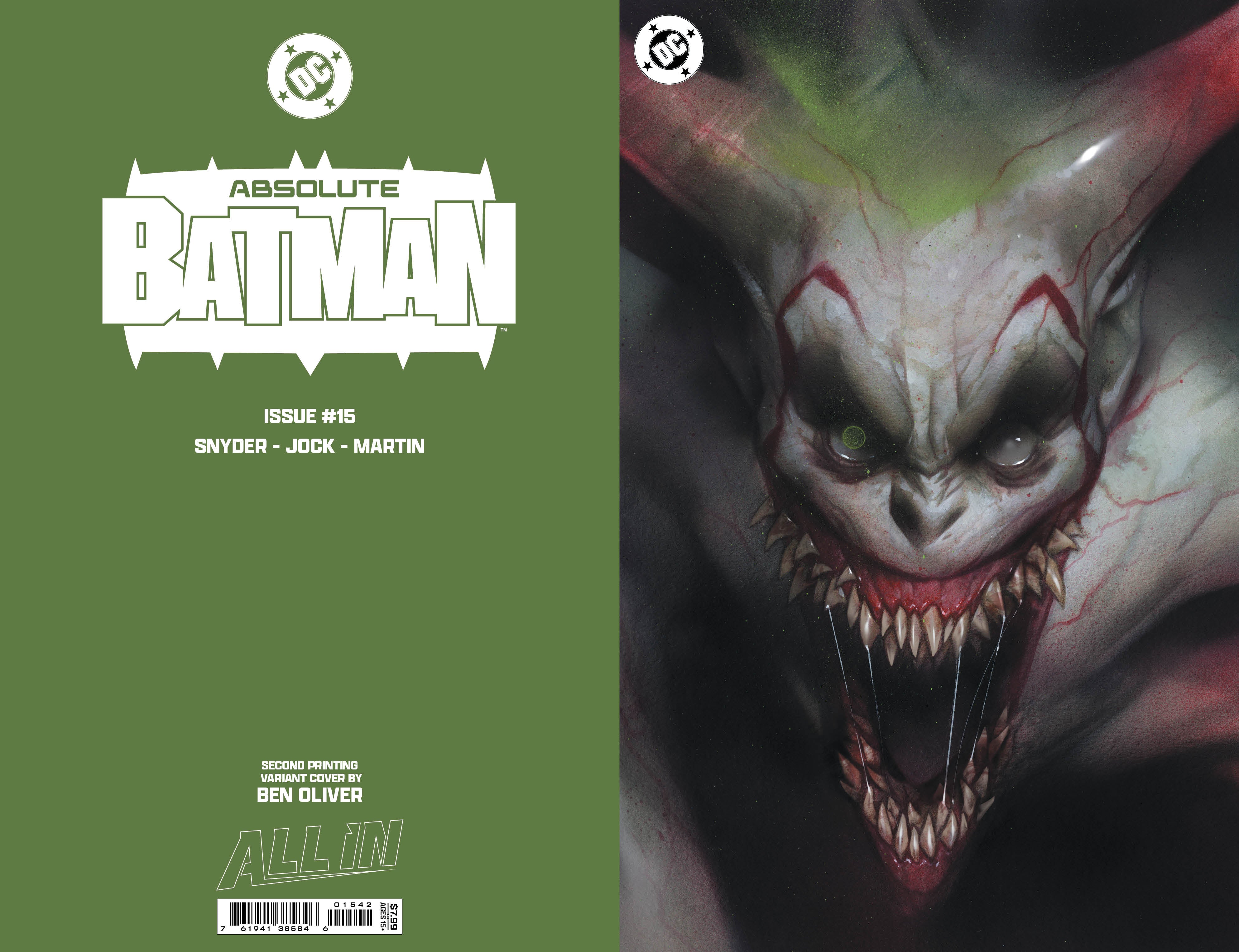 Absolute Batman #15 2nd Print E Ben Oliver Foil Variant (02/11/2026) D