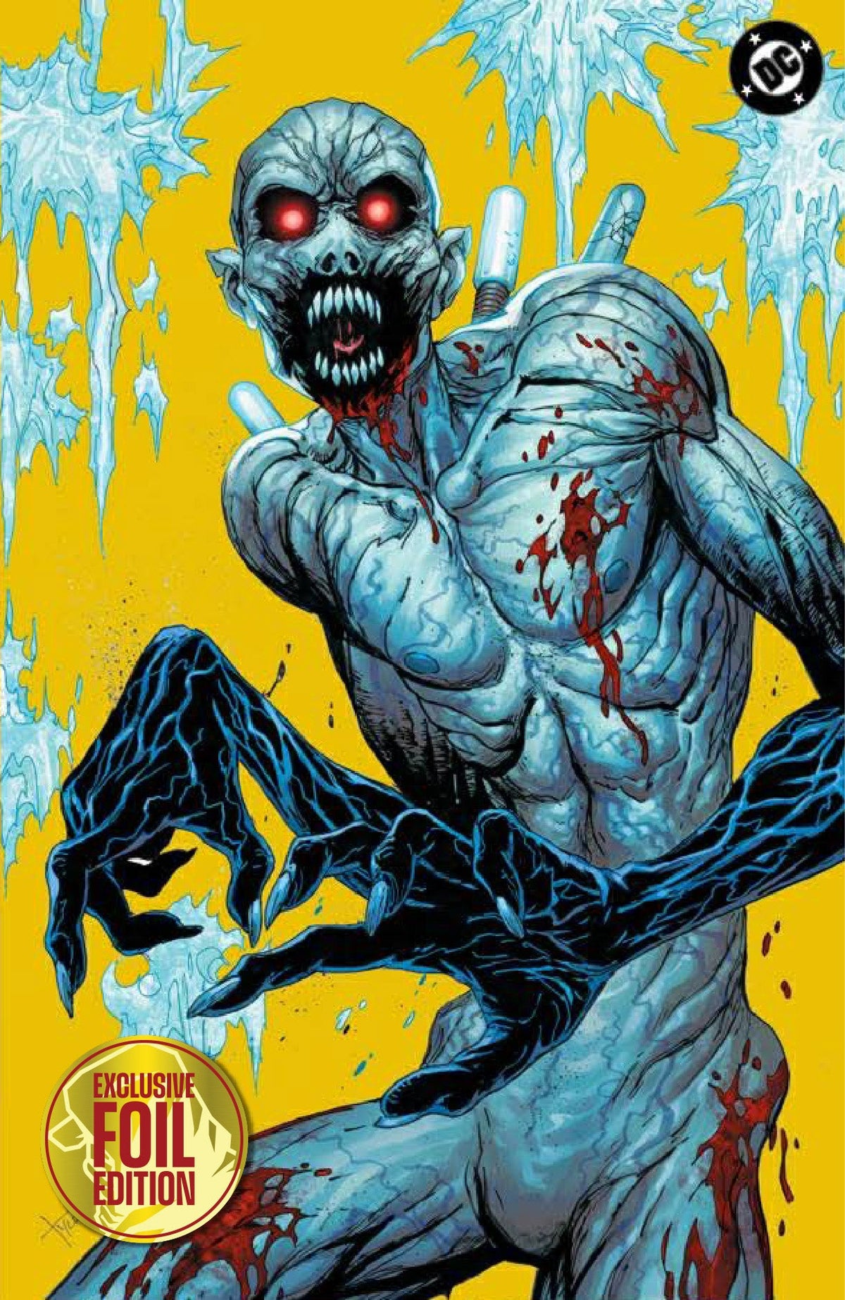 [GOLD FOIL] ABSOLUTE BATMAN #20 TYLER KIRKHAM FREEZE CONVENTION EXCLUSIVE VIRGIN VAR (07/29/2026) - Golden Apple Comics