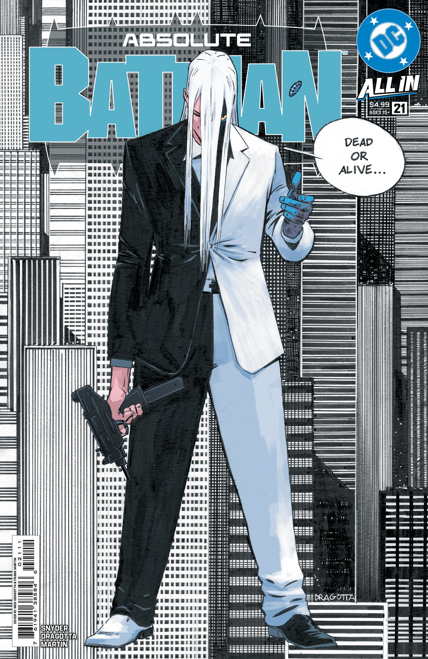 Absolute Batman #21 A Nick Dragotta (06/17/2026) Dc - Golden Apple Comics