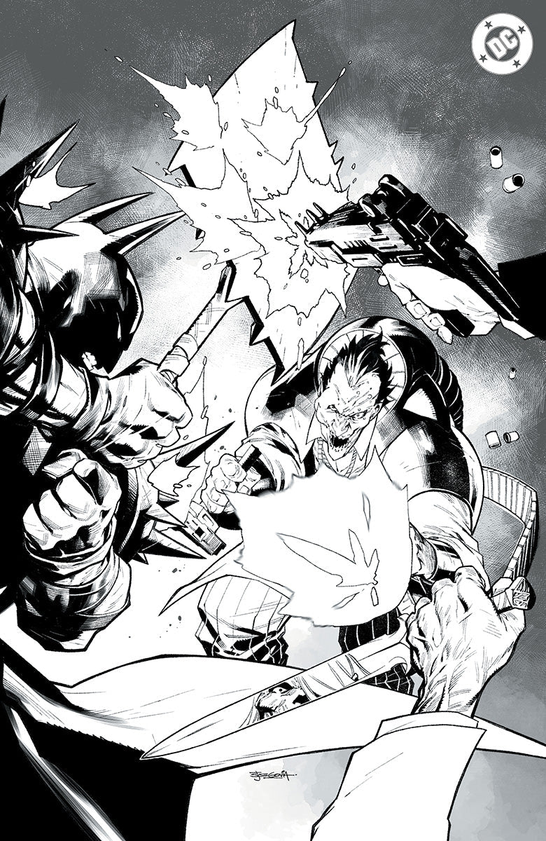 [BLACK & WHITE] ABSOLUTE BATMAN #21 STEPHEN SEGOVIA CONVENTION EXCLUSIVE VIRGIN VAR (07/29/2026) - Golden Apple Comics