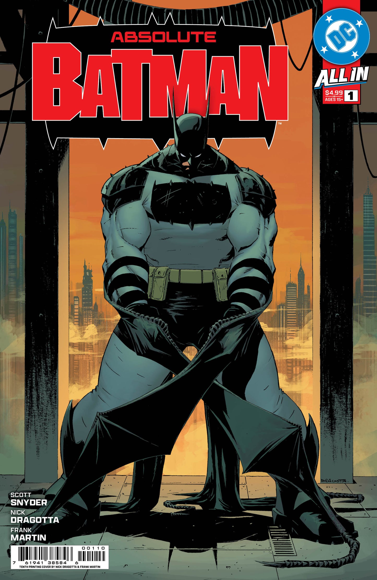 Absolute Batman #1 10th Print A Nick Dragotta Variant (01/21/2026) Dc