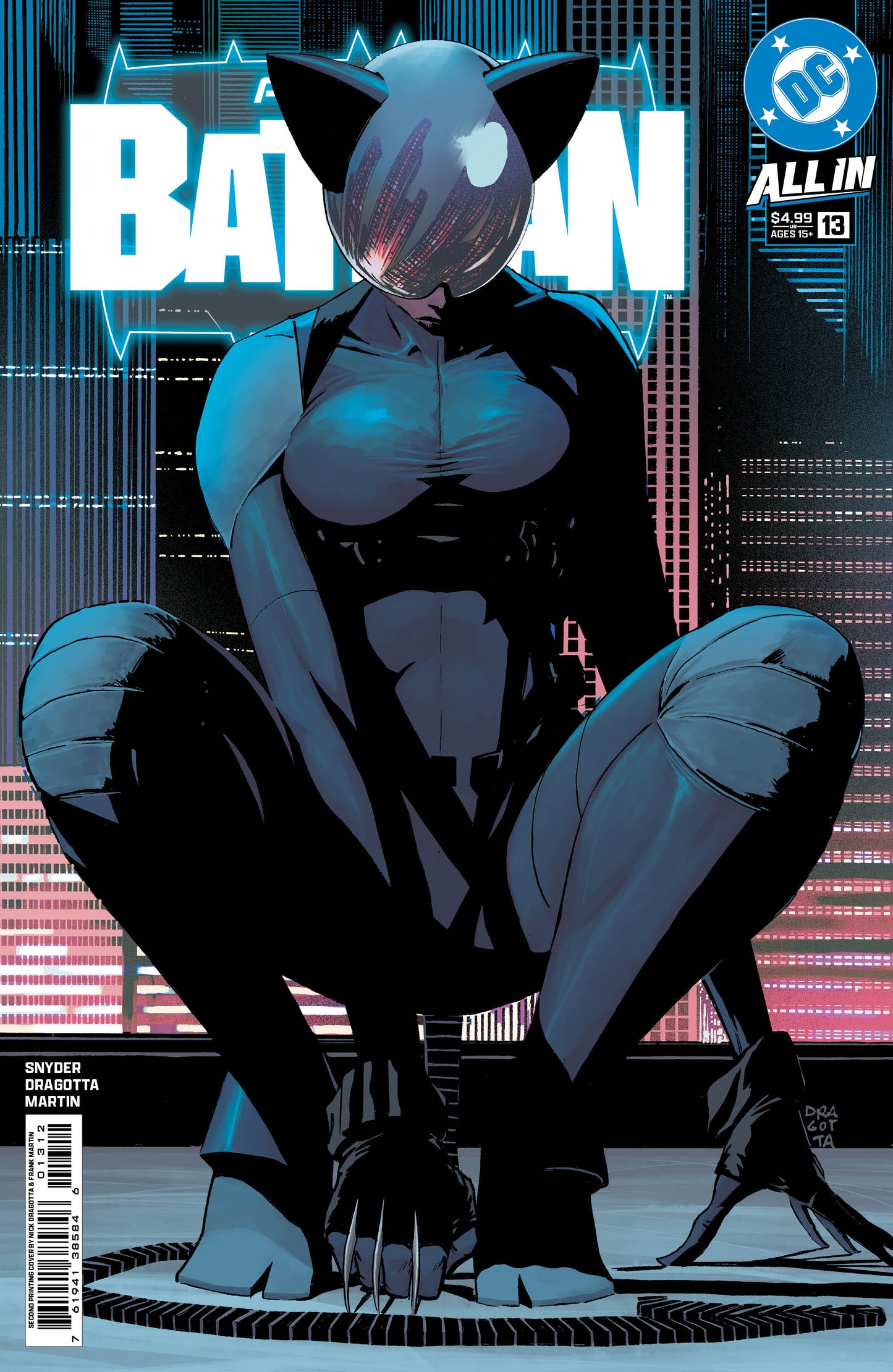 Absolute Batman #13 2nd Print A Nick Dragotta Variant Catwoman Harley Quinn (11/26/2025) Dc
