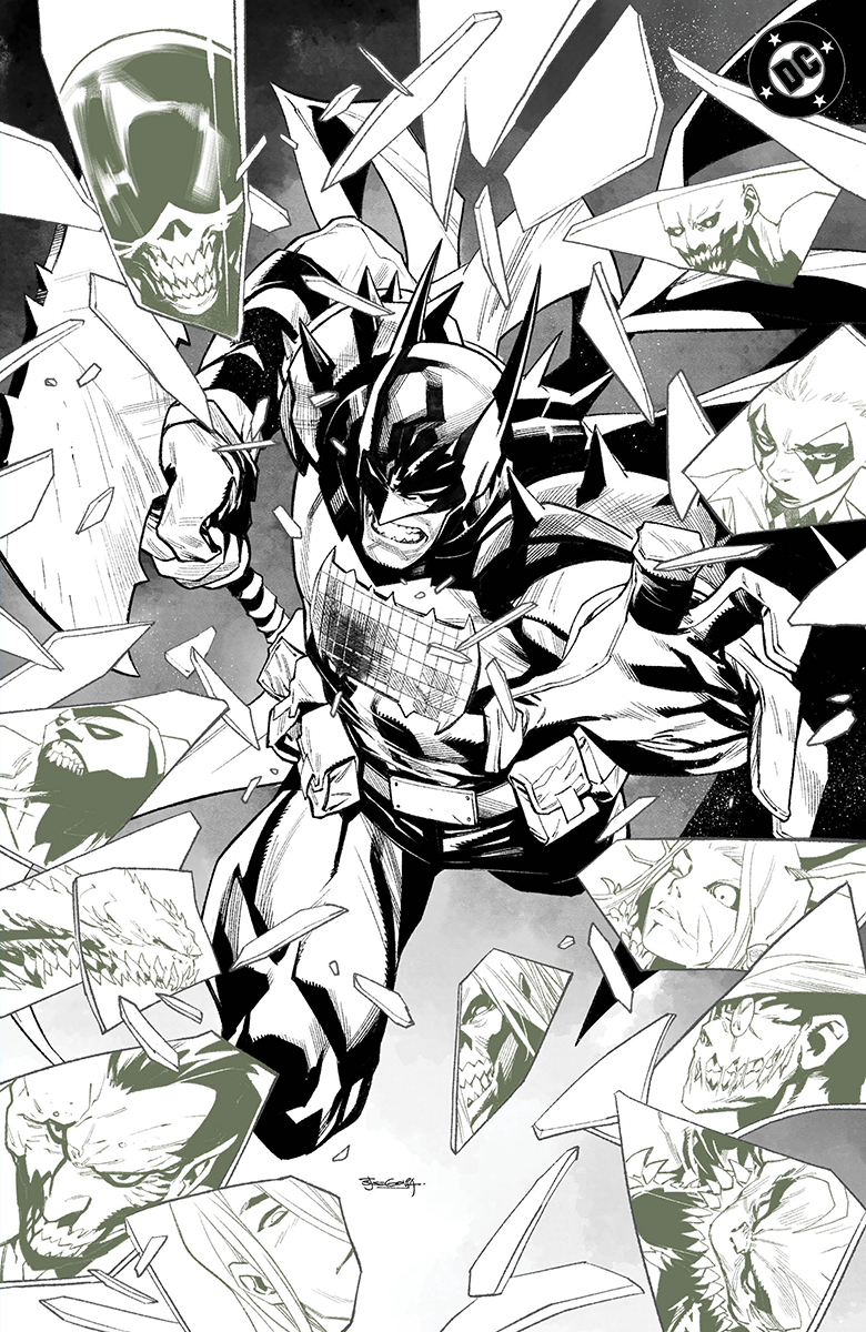 [BLACK & WHITE] ABSOLUTE BATMAN #22 STEPHEN SEGOVIA CONVENTION EXCLUSIVE VIRGIN VAR (07/29/2026) - Golden Apple Comics
