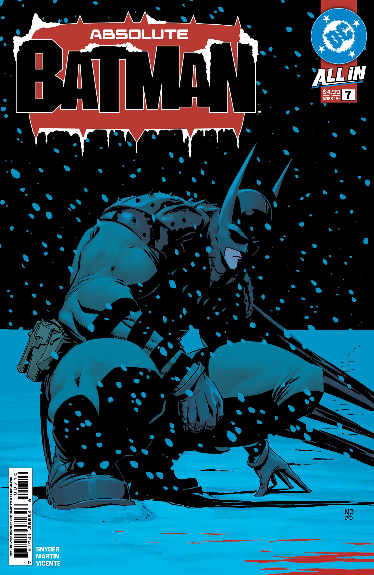 Absolute Batman #7 6th Print Nick Dragotta Variant (05/13/2026) Dc - Golden Apple Comics