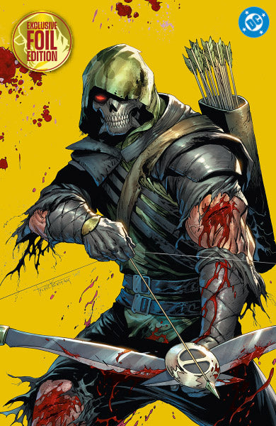 [GOLD FOIL] ABSOLUTE GREEN ARROW #1 TYLER KIRKHAM CONVENTION EXCLUSIVE VIRGIN VAR (07/29/2026) - Golden Apple Comics