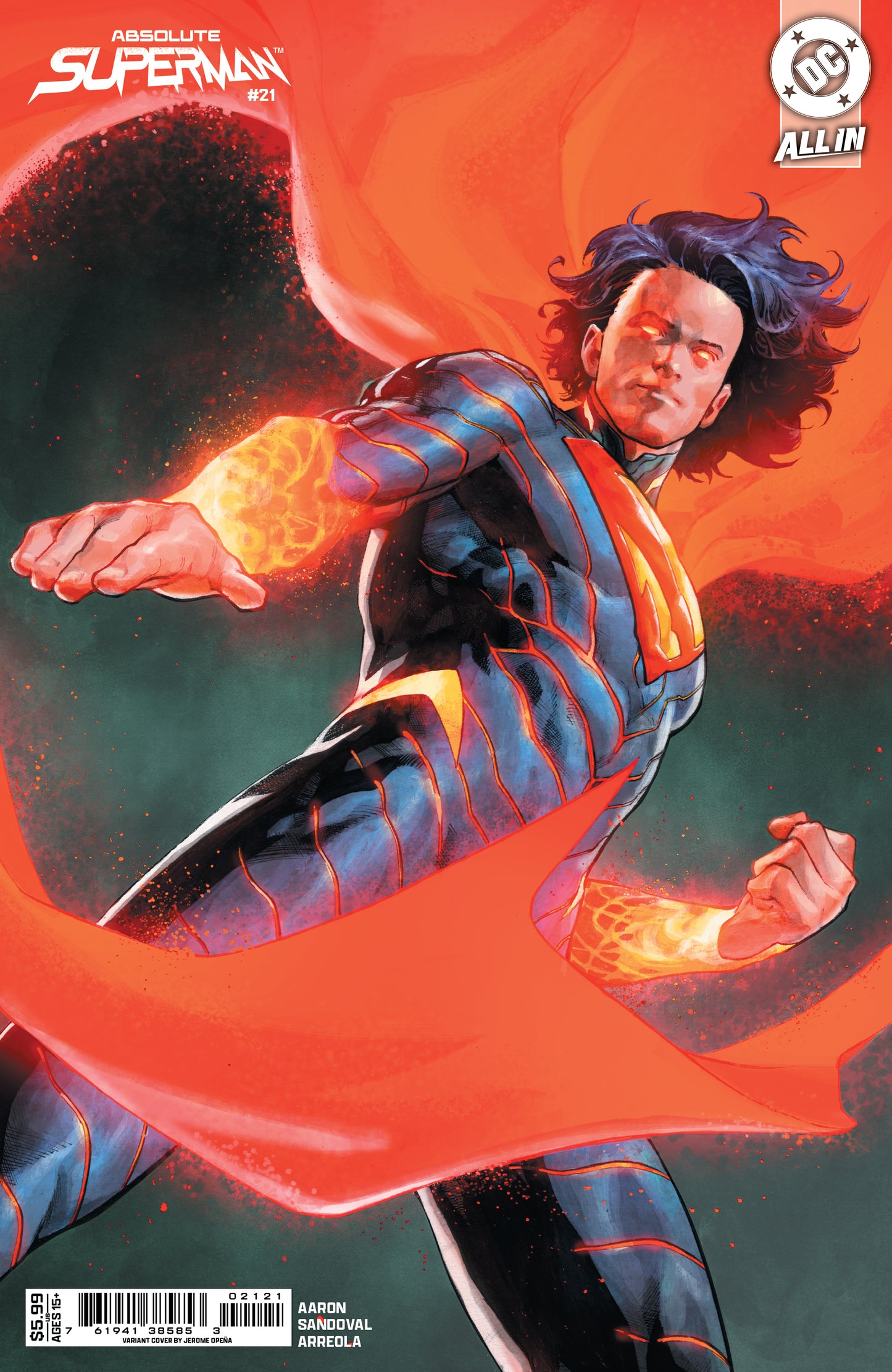 Absolute Superman #21 B Jerome Opena Variant (07/01/2026) Dc