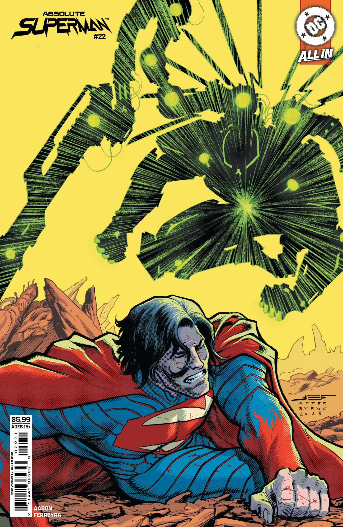 Absolute Superman #22 C Juan Ferreyra Variant (08/05/2026) Dc