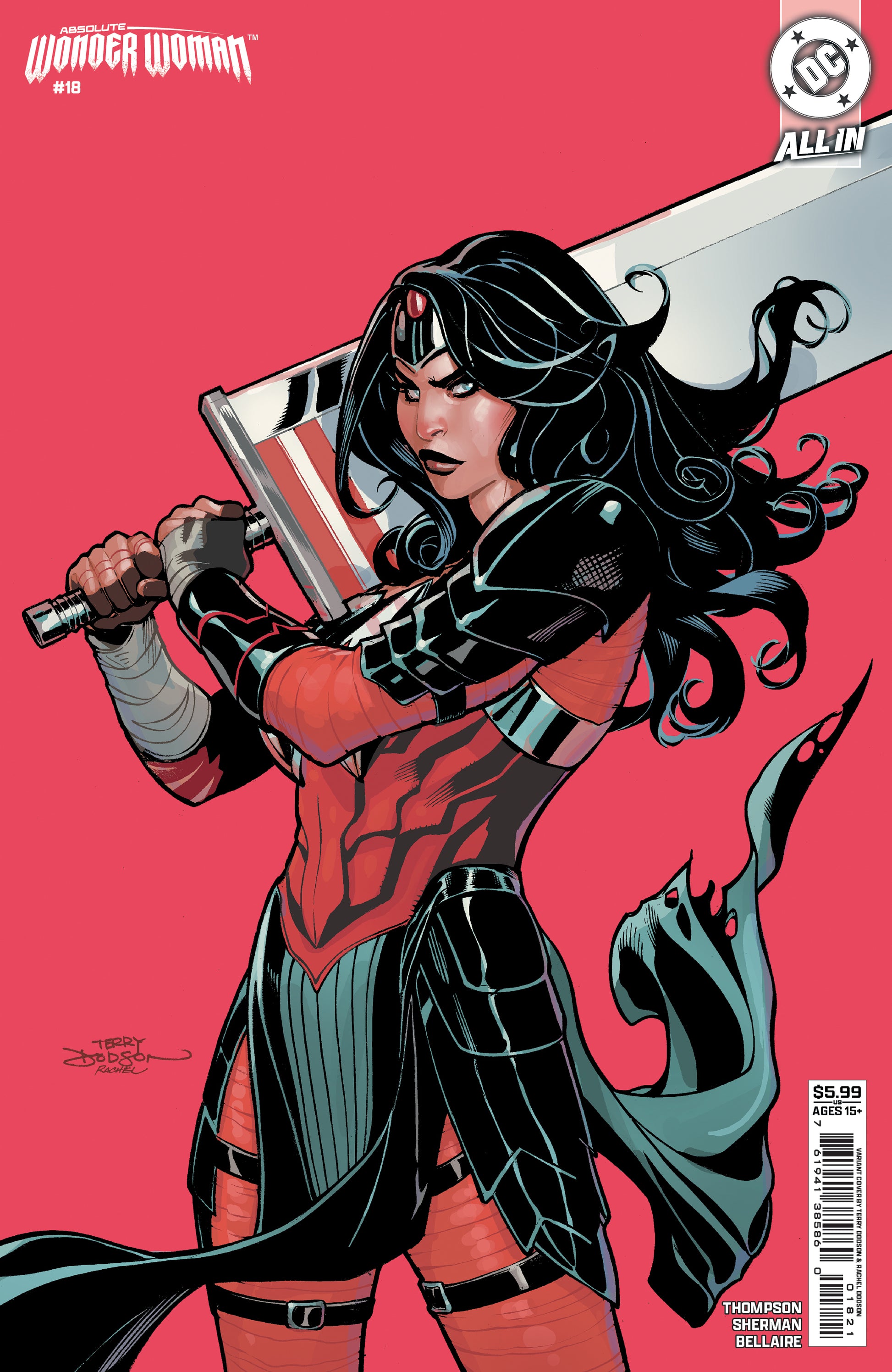 Absolute Wonder Woman #18 B Terry Dodson Variant (03/25/2026) Dc - Golden Apple Comics