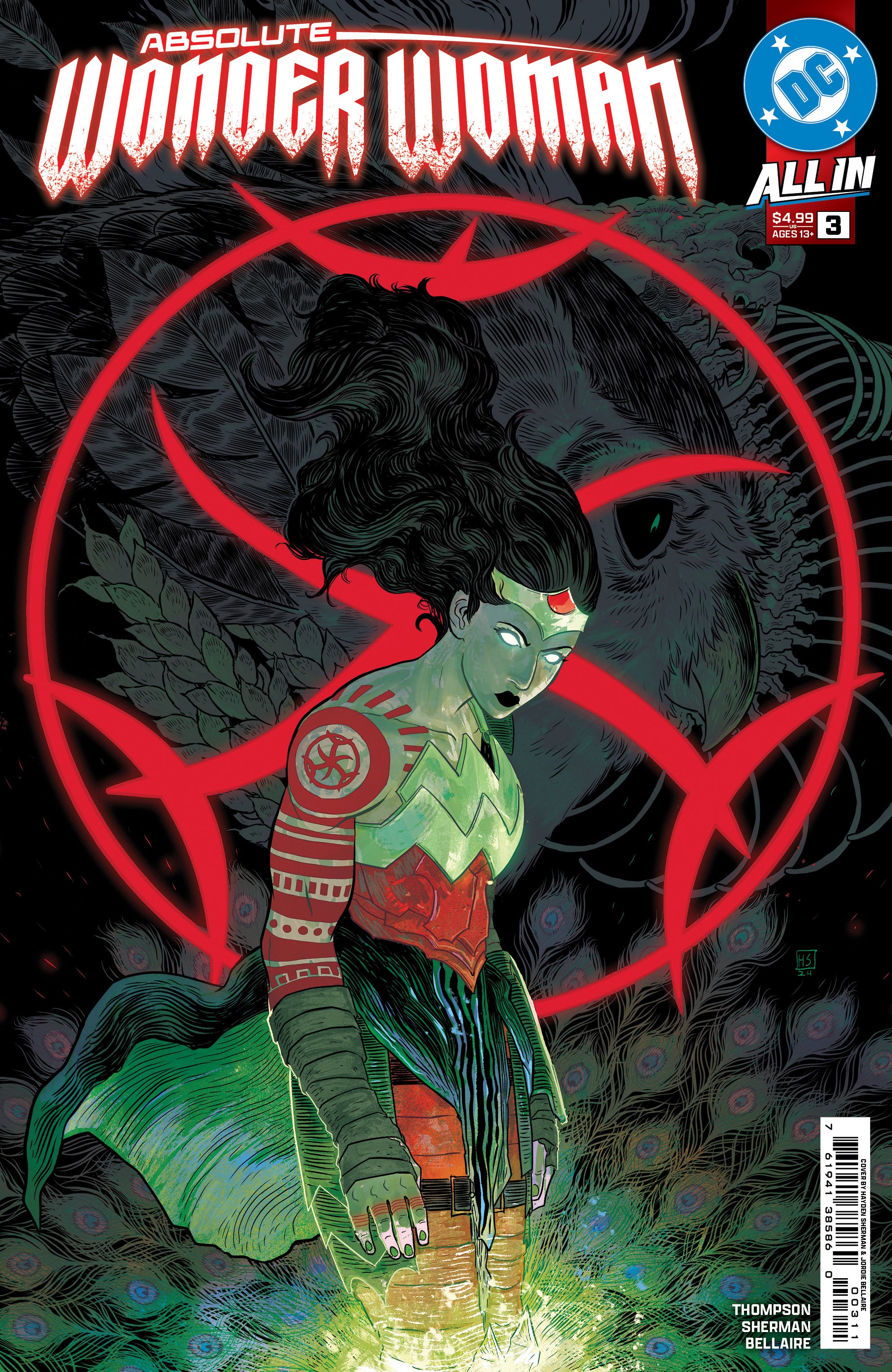 Absolute Wonder Woman #3 A1 Cover Set Of 5 Books 1:25 1:50 (12/25