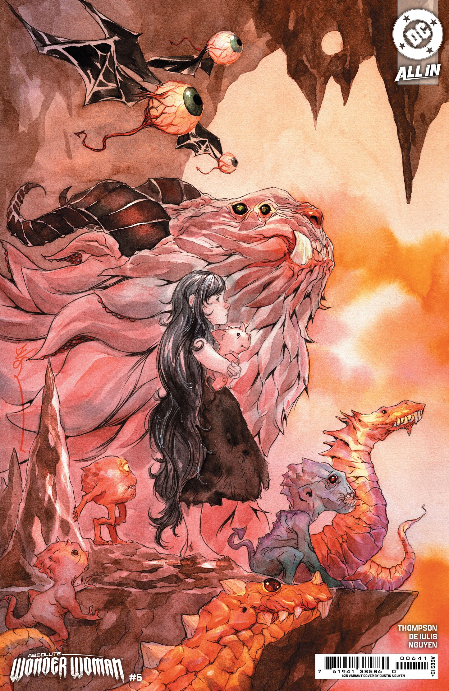 Absolute Wonder Woman #6 A1 Cover Set Of 6 1:25 1:50 (03/26/2025) Dc