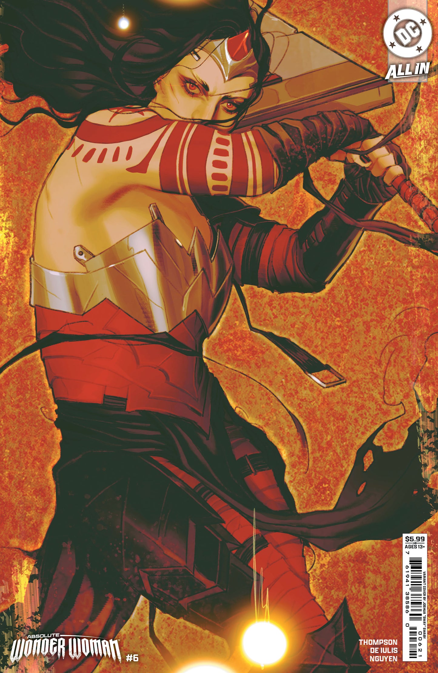 Absolute Wonder Woman #6 A1 Cover Set Of 6 1:25 1:50 (03/26/2025) Dc