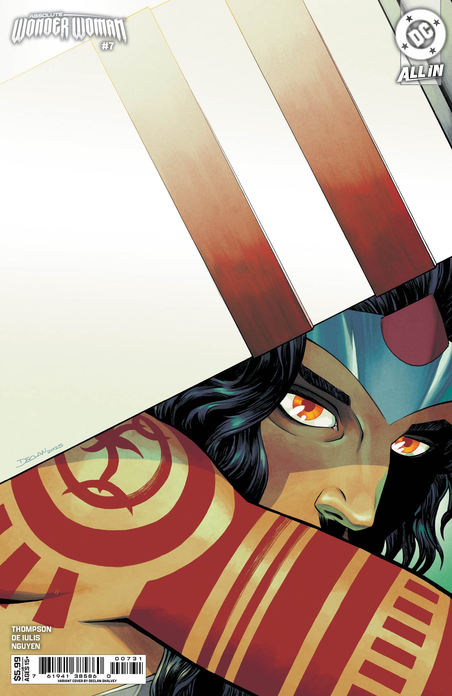 Absolute Wonder Woman #7 A1 Cover Set Of 5 1:25 1:50 (04/23/2025) Dc