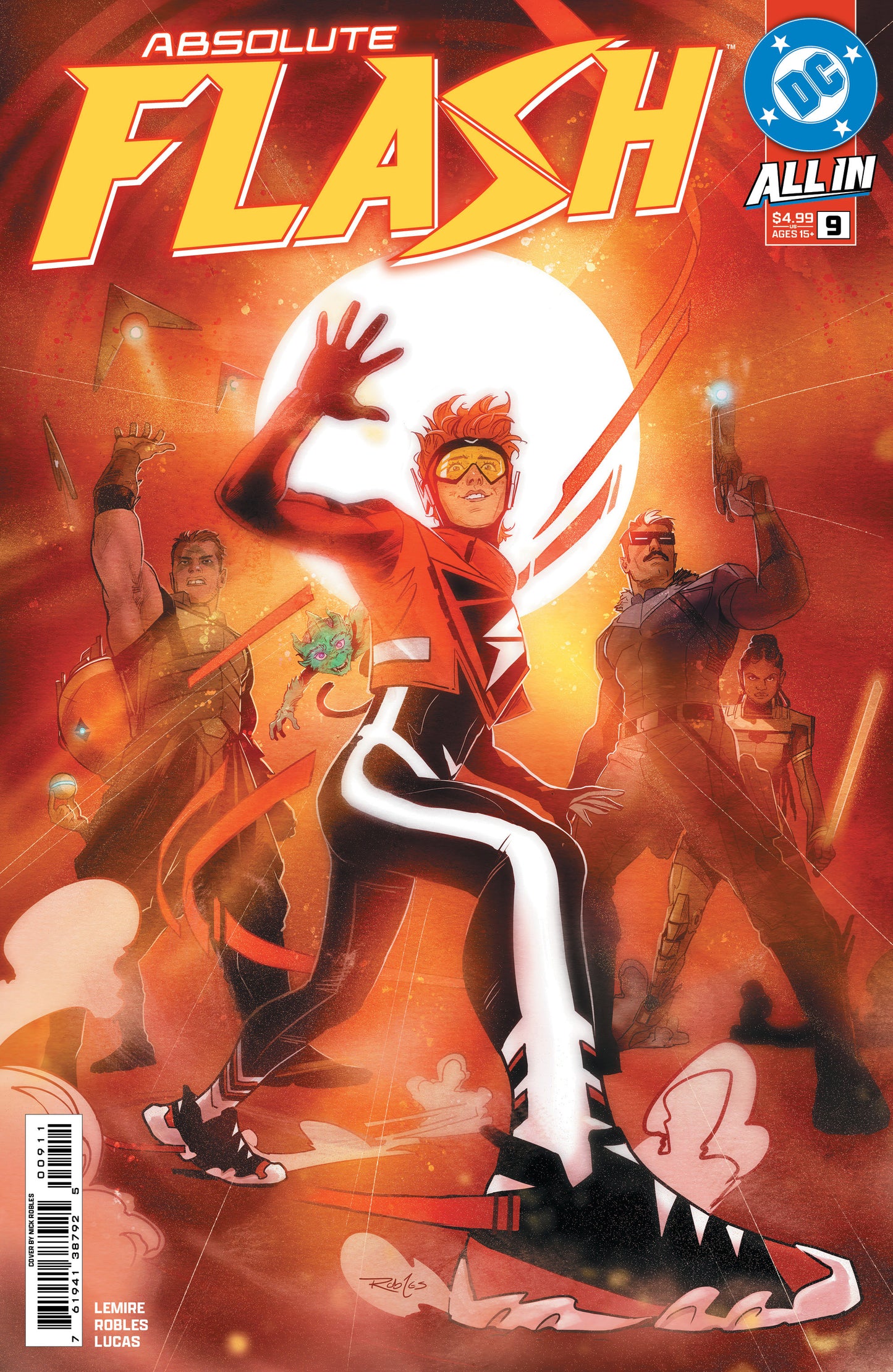 Absolute Flash #9 A Nick Robles Jeff Lemire (11/19/2025) Dc