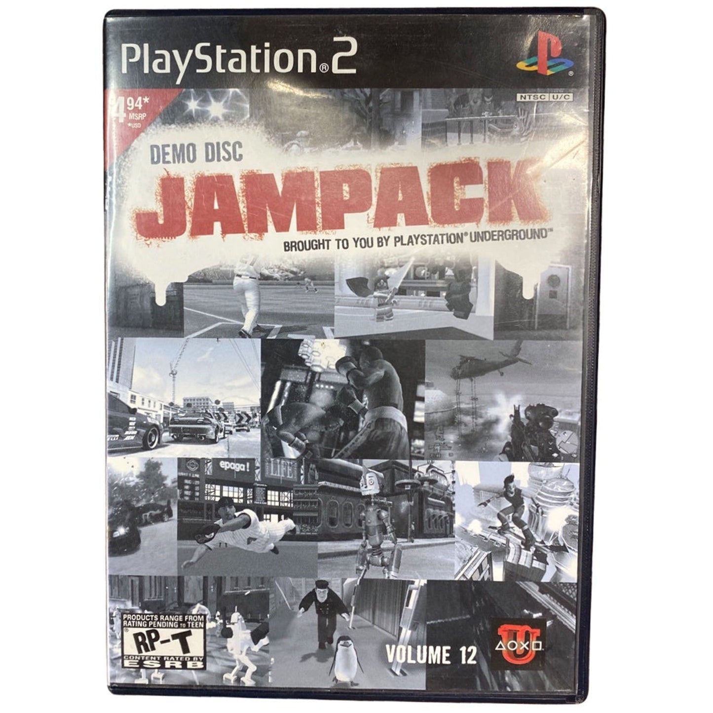 JamPack Volume 12 Demo Disc - PlayStation 2