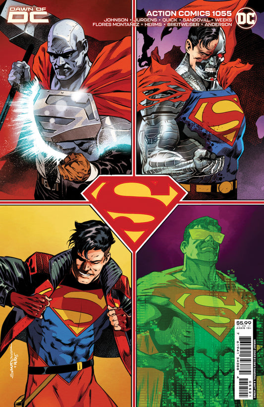 Superman Action Comics #1055 B Rafa Sandoval Card Stock Variant (05/23/2023) Dc