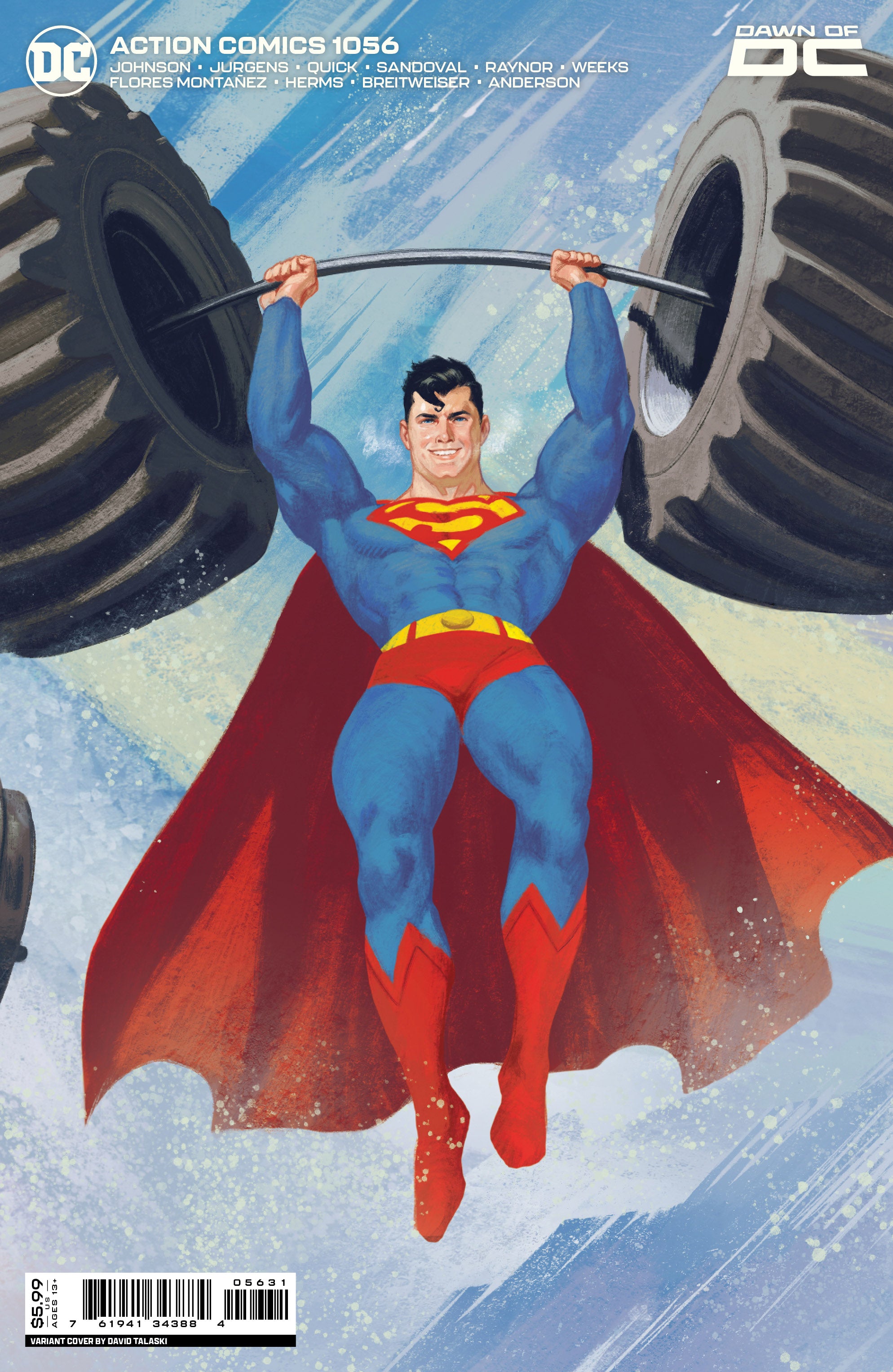 Superman Action Comics #1056 C David Talaski Card Stock Variant (06/27