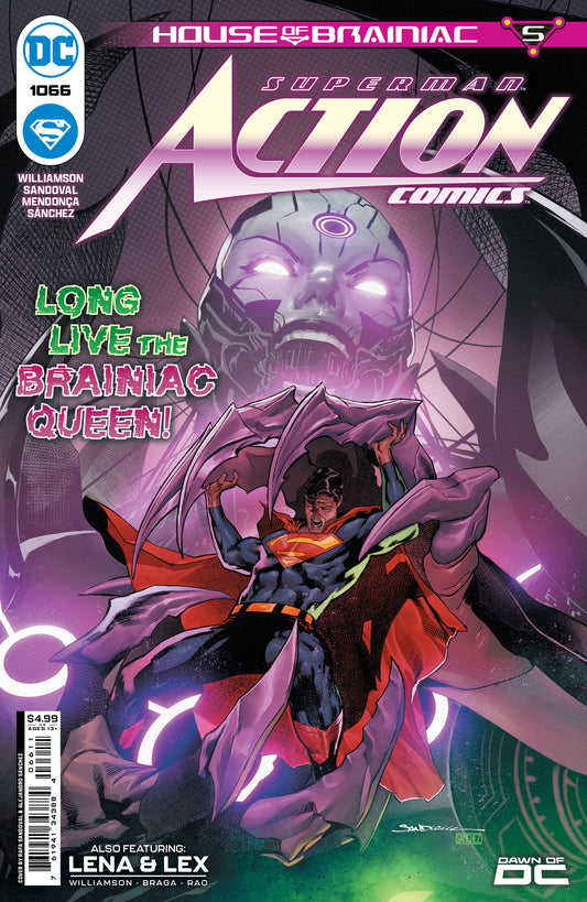 Superman Action Comics #1066 A Rafa Sandoval Joshua Williamson (House Of Brainiac) (06/18/2024) Dc