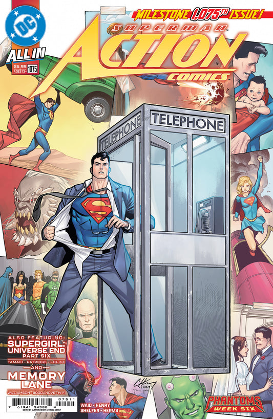 Superman Action Comics #1075 A Clayton Henry Mark Waid (11/13/2024) Dc