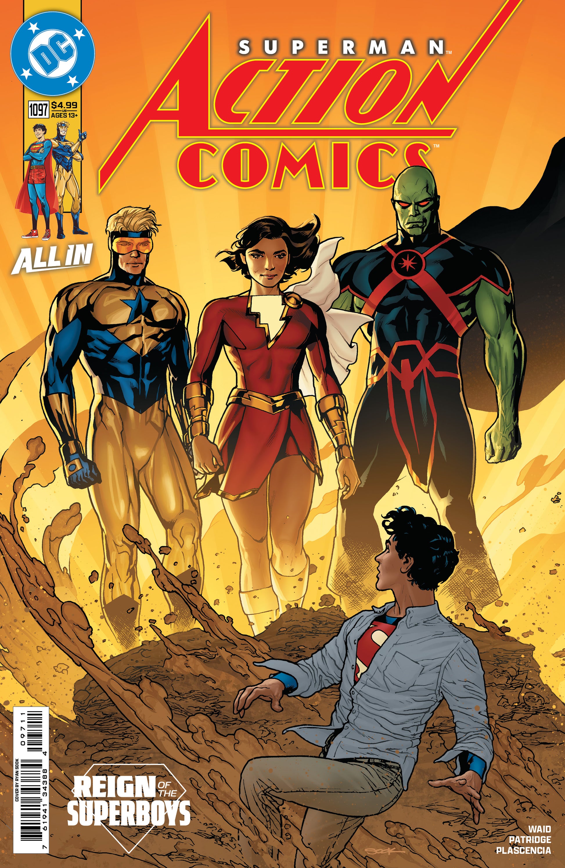 Action Comics #1097 A Ryan Sook (The Reign Of The Superboys) (04/08/2026) Dc - Golden Apple Comics