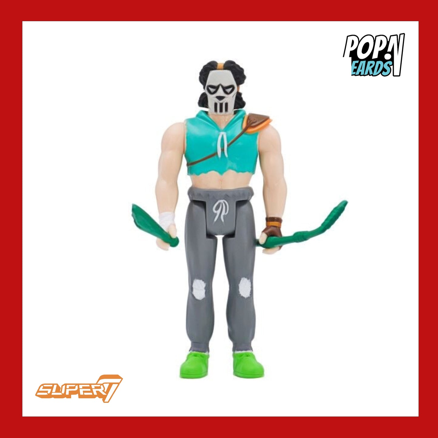 Super7: ReAction (TMNT), Casey Jones (Bats + Clubs) (S3)