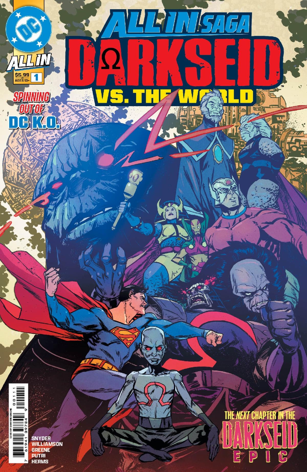 Dc All In Saga Darkseid Vs The World #1 (One Shot) A Sanford Greene (10/28/2026) Dc