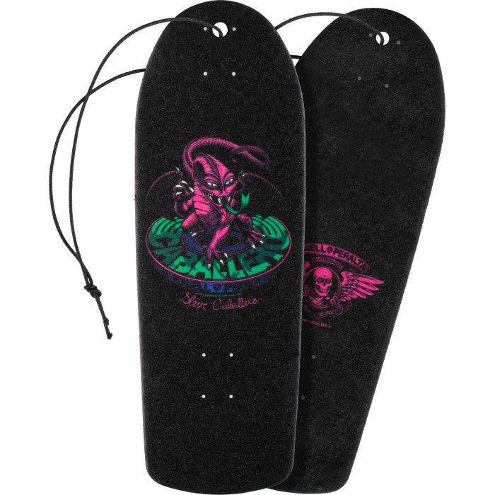 Powell Peralta Bones Brigade Caballero Blacklight Air Freshener - Gardenia scented