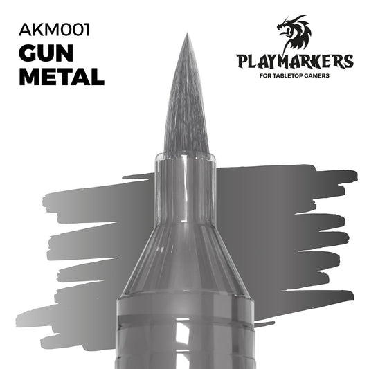 AK Interactive Markers: Playmarkers - Gun Metal - Golden Apple Comics