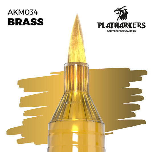 AK Interactive Markers: Playmarkers - Brass - Golden Apple Comics