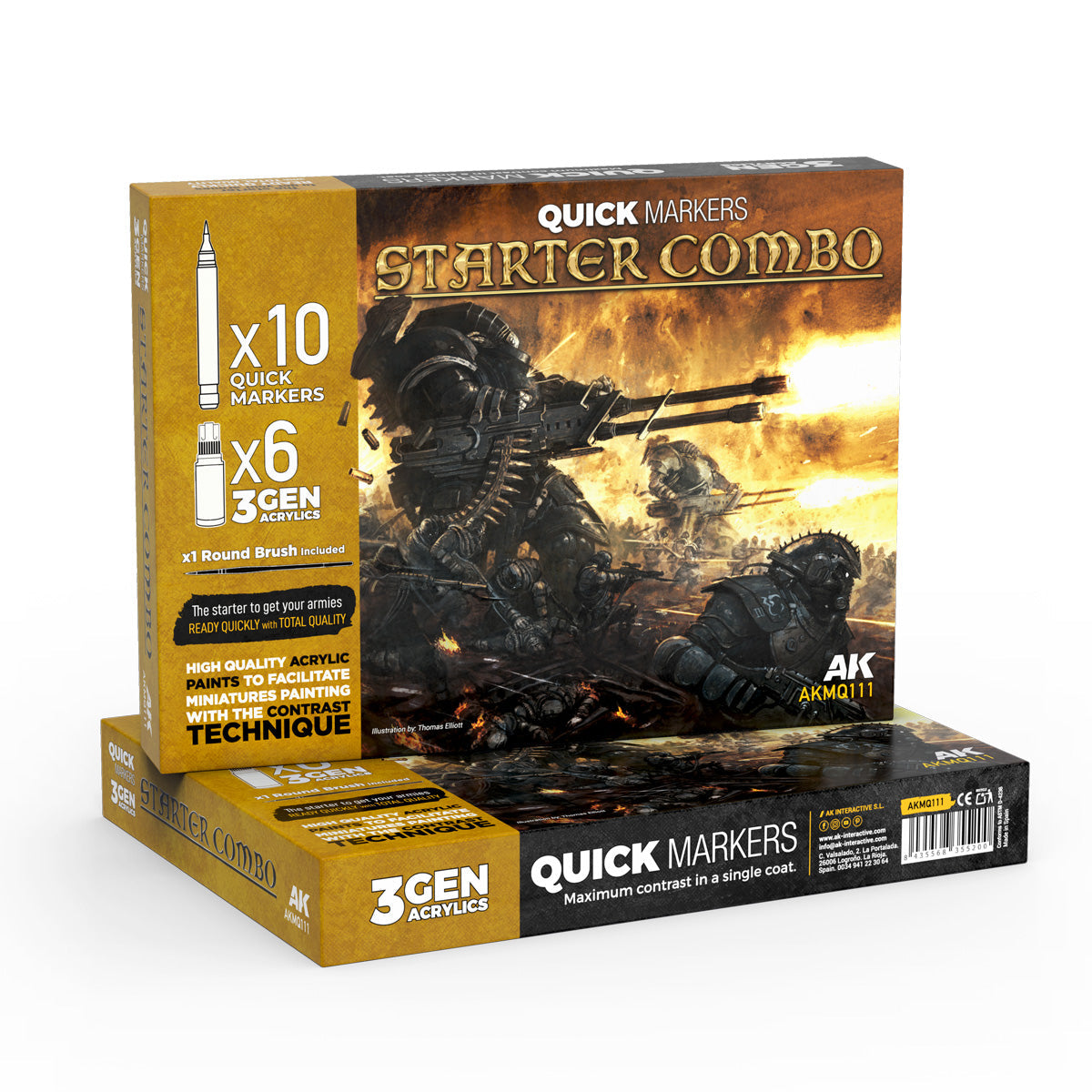 AK Interactive Markers: Starter Combo - Golden Apple Comics