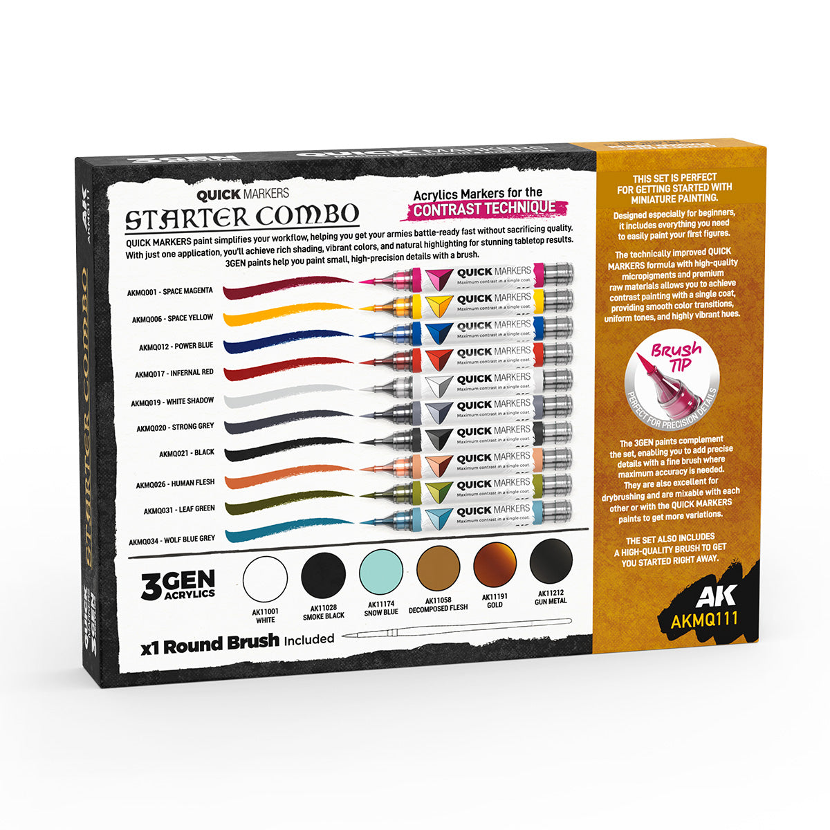 AK Interactive Markers: Starter Combo - Golden Apple Comics