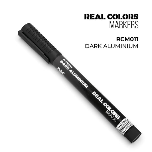 AK Interactive Markers: Real Color Markers - Dark Aluminium