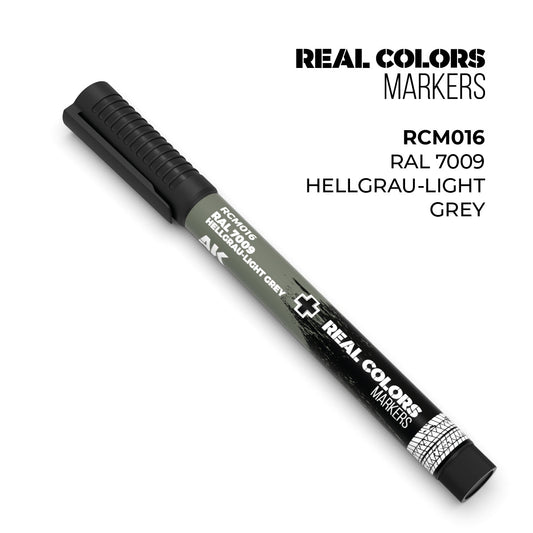AK Interactive Markers: Real Color Markers - Ral 7009 Hellgrau-Light Grey