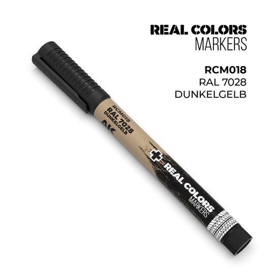 AK Interactive Markers: Real Color Markers - Ral 7028 Dunkelgelb