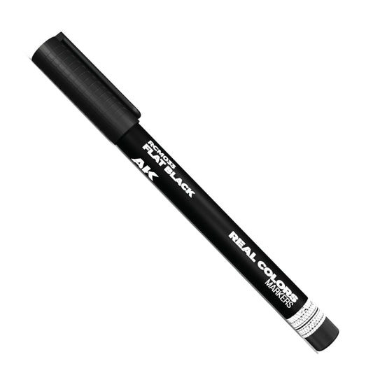 AK Interactive Markers: Real Colors Markers - Flat Black - Golden Apple Comics