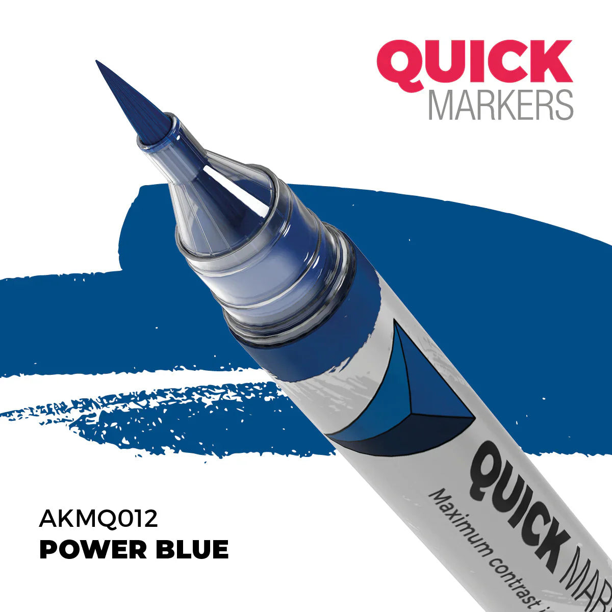 AK Interactive Markers: Quick Markers - Power Blue - Golden Apple Comics