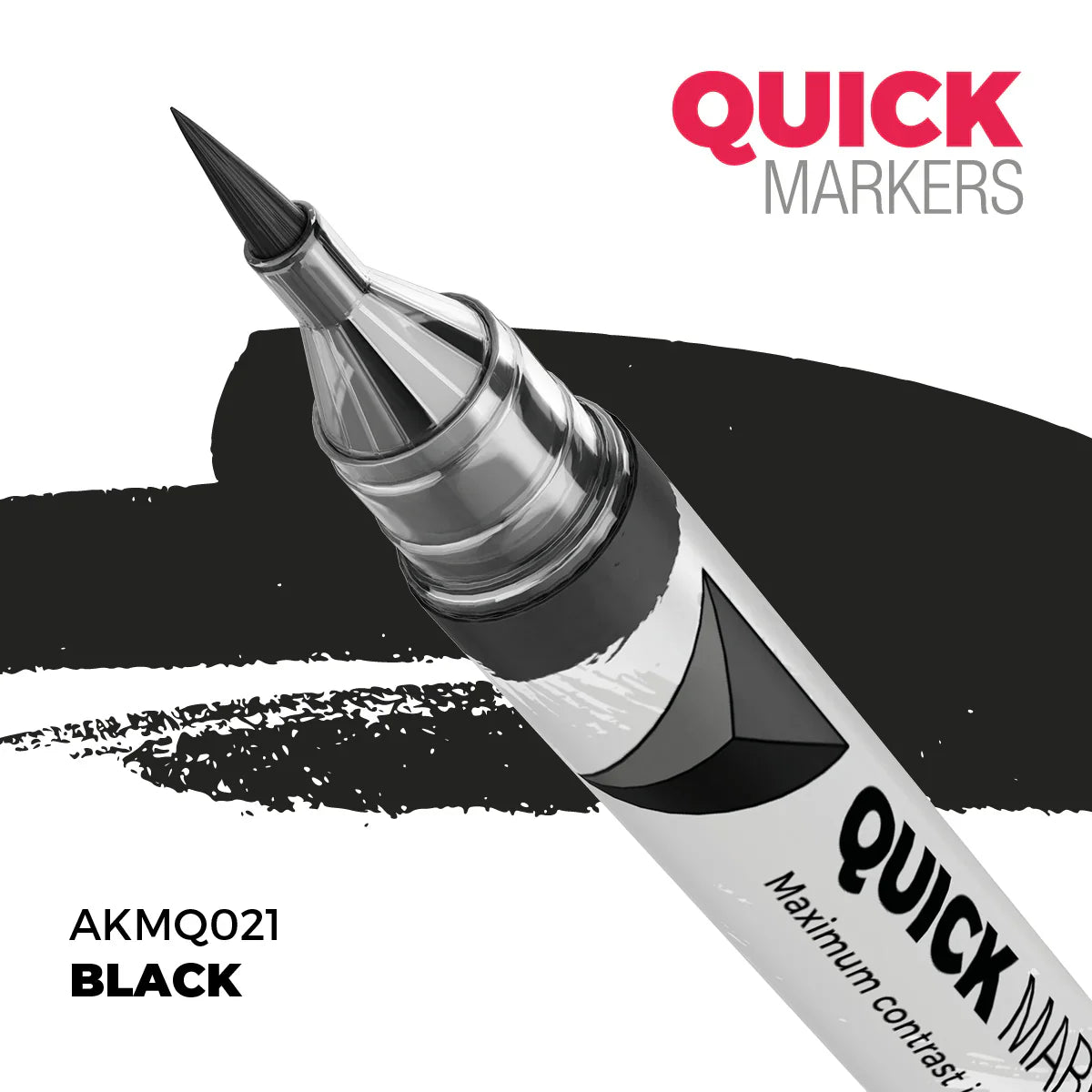 AK Interactive Markers: Quick Markers - Black - Golden Apple Comics