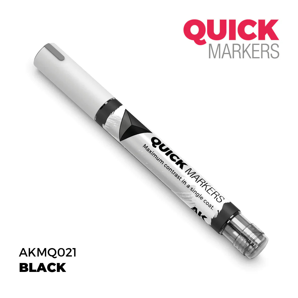 AK Interactive Markers: Quick Markers - Black - Golden Apple Comics