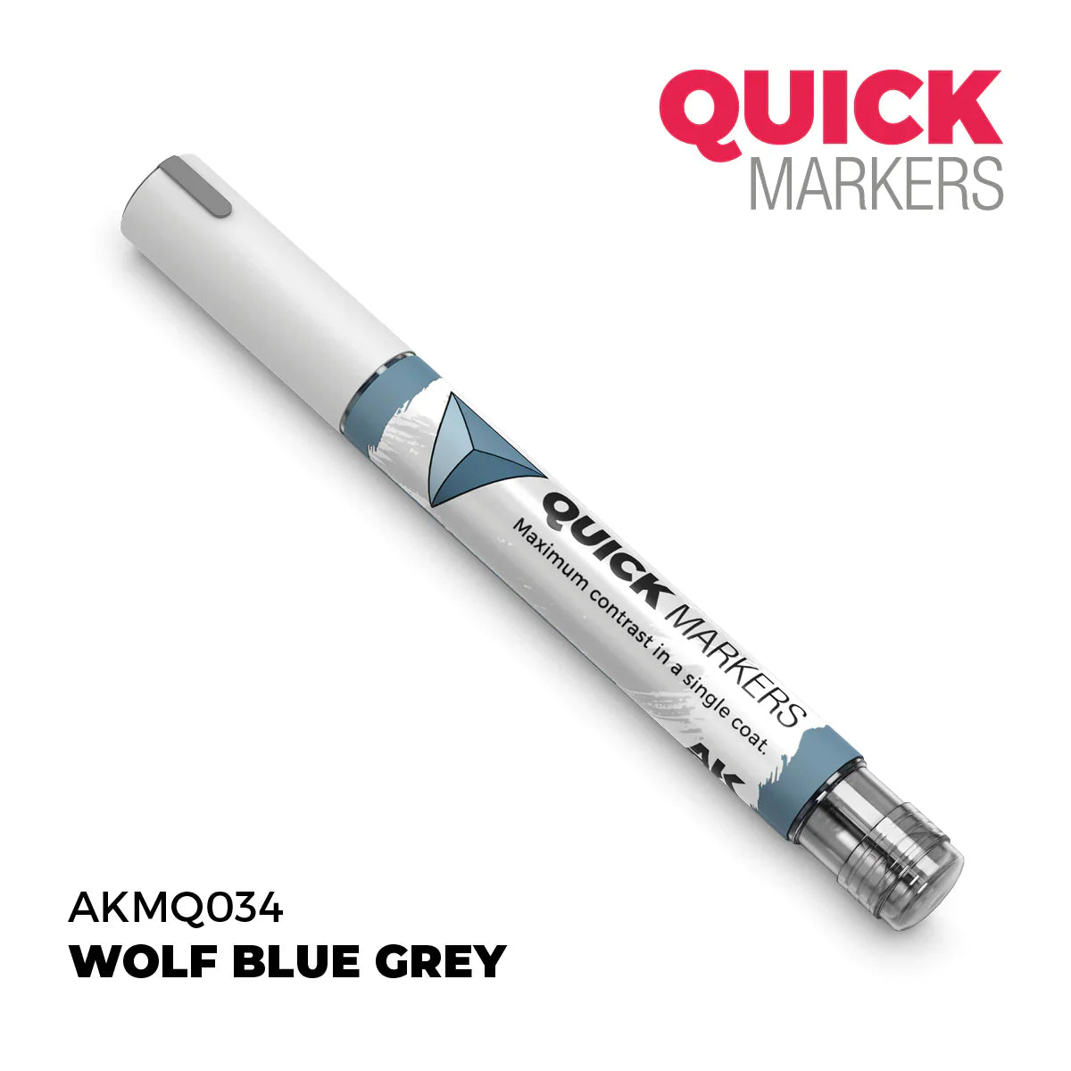 AK Interactive Markers: Quick Markers - Wolf Blue Grey - Golden Apple Comics
